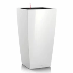 My City Plants Sales Store 24 Lechuza Cubico 40 (15.6" D) Planter - White