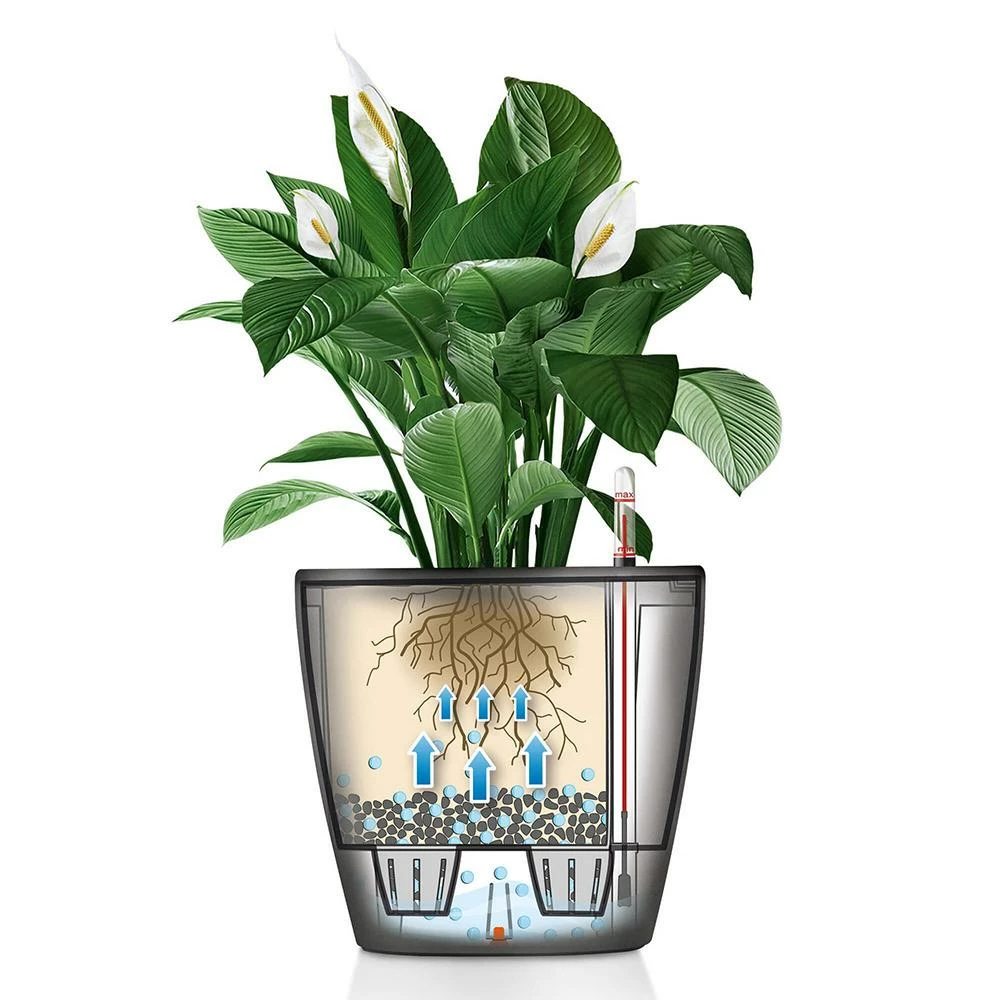 Lechuza Classico LS 50 (19.5" D) Planter - White Floor Planters 5 Lechuza Classico LS 50 (19.5" D) Planter - White Floor Planters