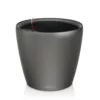 Lechuza Classico LS 50 (19.5" D) Planter - Charcoal Metallic Floor Planters