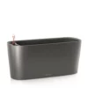 Desk Planters Lechuza Delta 20 Planter - Charcoal Metallic