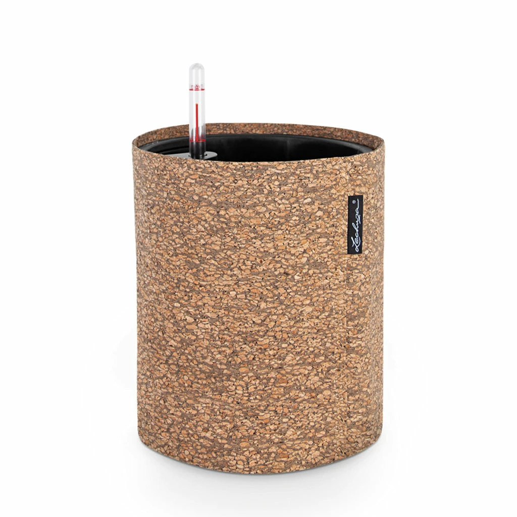 Lechuza Trendcover 32 Planter - Dark Cork Floor Planters 3 Lechuza Trendcover 32 Planter - Dark Cork Floor Planters